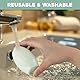 Fusselrolle Wiederverwendbar 2 Stück, Fusselrolle Tierhaare Waschbarer Tragbarer Aufkleber, Klebrige Gel Fusselroller Ball für Haustier Haar, Reusable Lint Roller für Kleidung, Reisen, Haus