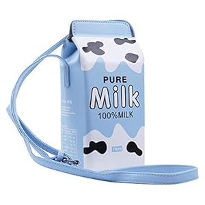 Haplws Milk Box Strawberry Schoudertas Pen Box Melkkarton-Design Cross Body Purse Bag