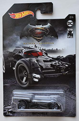 DieCast HOT Wheels Batmobile Batman VS Superman 1:64 miniatura 1