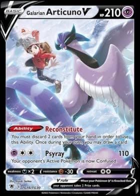 Pokemon - Galarian Articuno V - TG16/TG30 - Astral Radiance - Trainer Gallery - Ultra Rare