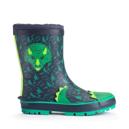 Image of Start-rite Puddle Dino Navy Kids wellies 9934-9