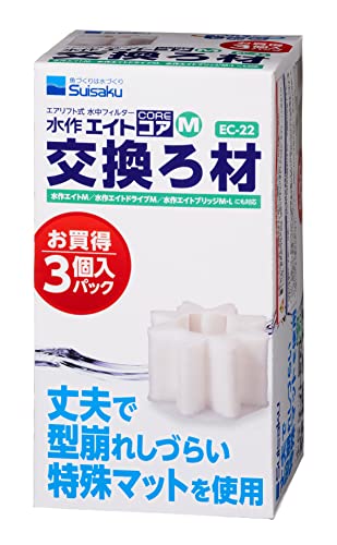 Suisaku Eight Core M, Replacement Filter, Pack of 3
