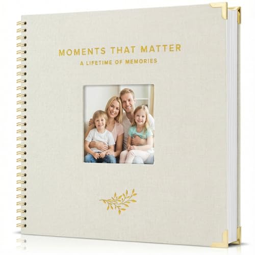 Beautiful Linen Scrapbook Photo Album 10'x...