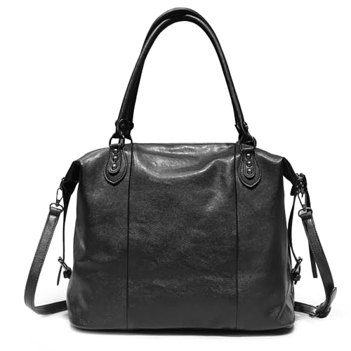 Bolso tote grande para mujer de cuero vegano 21L miniatura 2