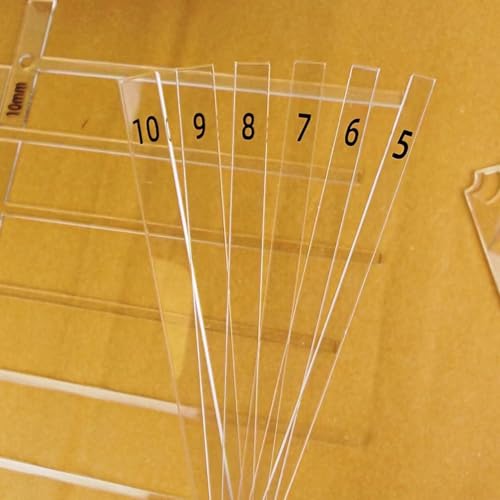Outils de scrapbooking en acrylique transparent pour alignement précis