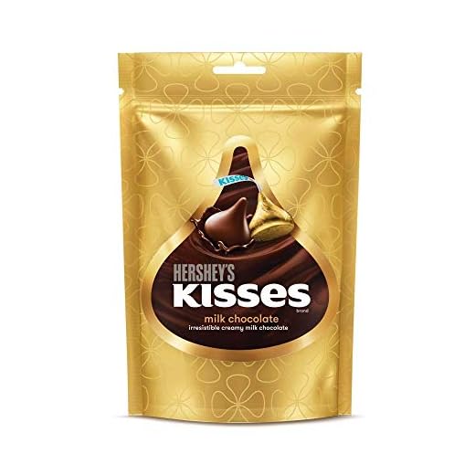 Kisses Hershey's Milk Chocolate 108 gm (Pack of 1) Pouch, 108 g