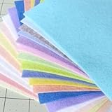 21 Felt Sheets - 6X6 inch Spring Colors Collection - Made in USA - Merino Wool Blend Felt - OTR Felt