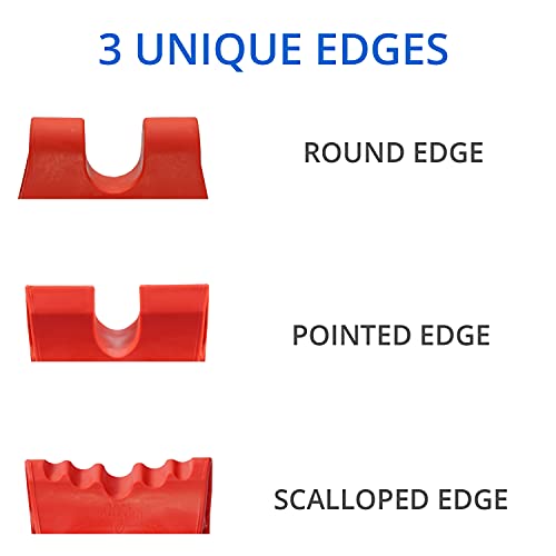 Davinci Tool Firm - Usa Made - Occipital Release Tool, Suboccipital Release Device, Red, Neck Wedge, And Still Point Inducer For Neck, Shoulder, Back & Tmj Pain Relief - Tension Headache Relief Device #TOP2