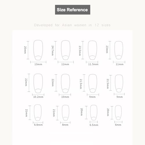 Long Coffin Press on Nails, Flower Ballerina Fake Nails Kits with Glue, Natural Reusable Stick On Nails in 12 Sizes - 24 Acrylic Artificial Full Cover Nails for Women - Glitter White Camellia Flower miniatura 5