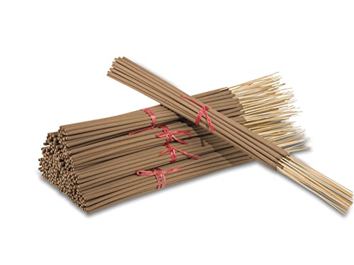 19'' Inch Long Jumbo Unscented Sticks 100 Bundles Full Case 100% Natural Joss & Bamboo Punk Blanks. Add Any Aroma Depot Fragrance Oils To Make Your Own Scented Incenses. (Brown) #TOP2