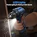 Cordless Drill Set,12V Power Drill Driver 3/8