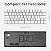 NocFree Wireless Ergonomic Split Mechanical Keyboard - Tactile, Hot-Swappable, Compact 60% Layout, Programmable for Mac & Windows, PBT Keycaps(Standard Version)