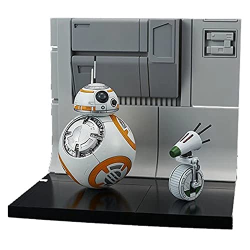 Bandai Hobby Star Wars Model Kit 1/12 BB-8 & D-0 Diorama Set, Multi