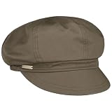 Seeberger Azalee Ballonmütze Damencap Newsboy-Mütze Balloncap Baumwollcap Sommercap Damen - mit Schirm, Futter Sommer Frühling-Sommer - One Size Khaki