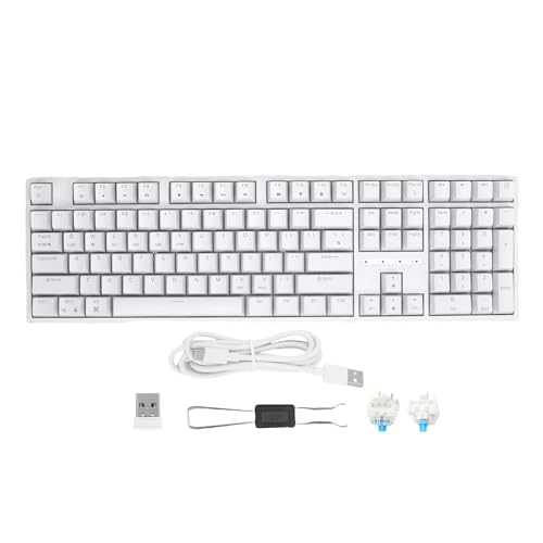 Acogedor ���C�����X���J�j�J���L�[�{�[�h�A�g���C���[�hBT5.1/2.4GHz/USB-C�z�b�g�X���b�v�Ή��L�[�{�A�u���[�X�C�b�`�ARGB�o�b�N���C�g�t���Q�[�~���O�iPC�A�^�u���b�g�A�X�}�[�g�t�H���p�j