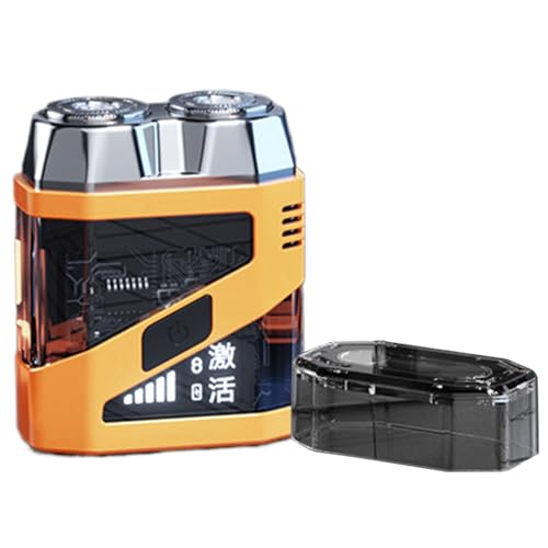 Rasoir électrique pour homme rechargeable avec écran LED et double tête lavable