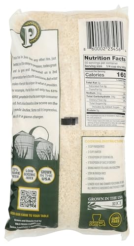 image for Parish Rice Parish White Rice – High-Protein Rice with Low Glycemic 