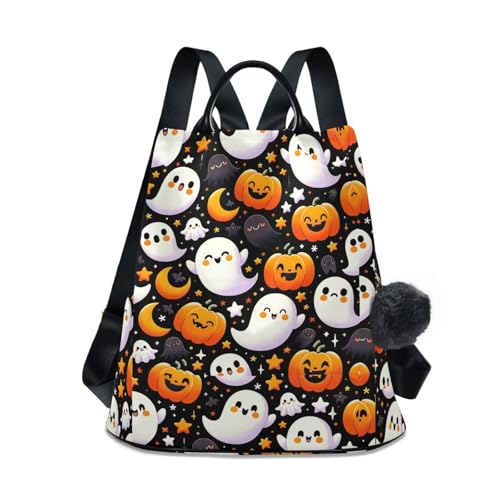 Sac à dos pour femme imprimé fantômes mignons bretelles confort
