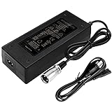 FuShield UL Certified 54.6V 2A Li-ion Battery Charger, Compatible with 48V E-Bike Battery That Charged by 3-Pin XLR Male Connector