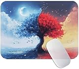 【Compatibilité Étendue】Compatible avec tous les types de souris (filaires, sans fil, mécaniques, laser et optiques), ce tapis de souris est imprimé avec soin de couleurs vives. Son motif original et attrayant offre un plaisir visuel exceptionnel. Il stimule votre énergie et votre créativité et constitue un cadeau idéal pour les hommes, les femmes, les enfants, les adolescents, les amis, la famille et bien plus encore.