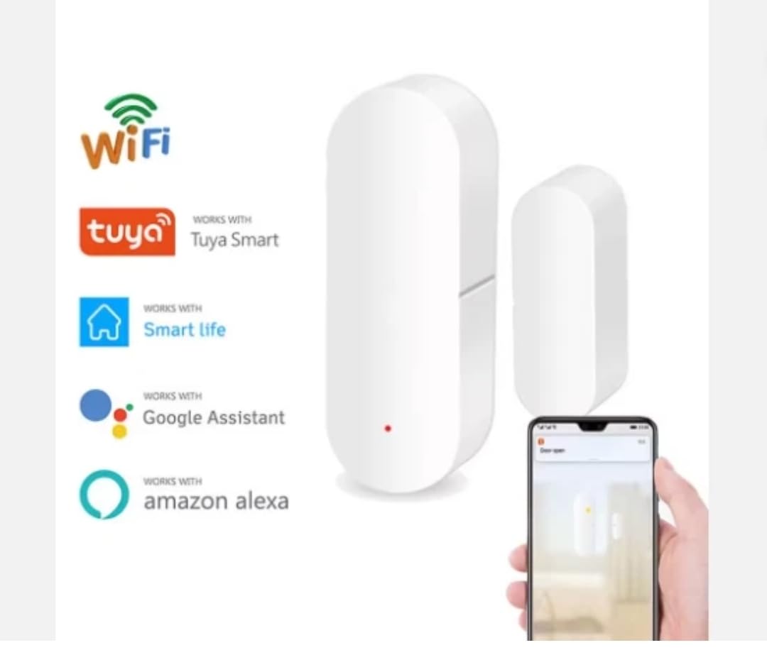 Capteur de porte de fenêtre X 3 pièces WIFI Tuya Smart Batteries incluses consommation d'énergie réduite