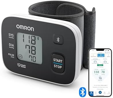 OMRON RS3 Intelli IT Tensiómetro de muñeca con Bluetoot...