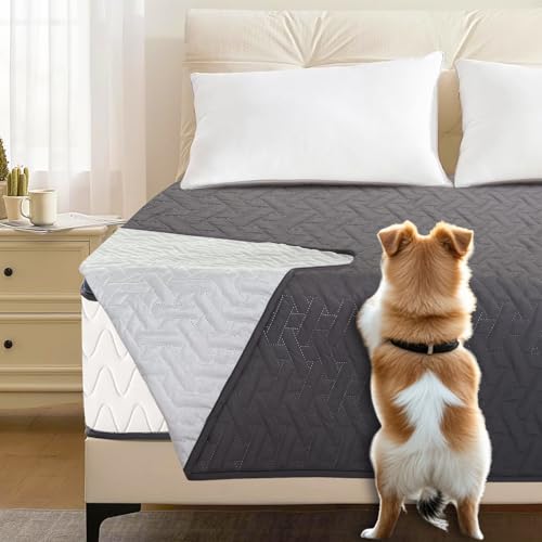 Asatdd Waterproof Dog Couch Cover, Soft Pet Bed Cover, Furniture Sofa Car Protector for Puppy Dog Cat and Pet, 82\" x 82\", 1 Pack - Thumbnail 7