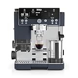 Ninja Luxe Café Premier Espresso Machine, 19 settings, Dual Froth System & assisted tamper, 3 machines in 1, Espresso, filter coffee & built-in grinder & scale, Cyberspace ES601ANZ