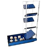 C4Labs Tall 10″ Dice Tower & Basic Tray – Chroma Series – Blue