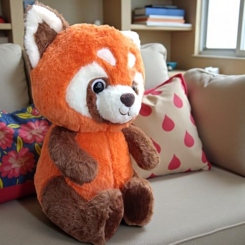Image of Orange Furry Fox Soft Toy - 40 cm Premium Plush Stuffed Animal | Cute Cuddly Teddy for Kids & Gifting (Orange Furry Fox)