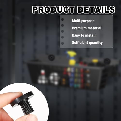 Image of 8pcs Replacement Bolt Compatible with Suncast Storage Sheds, Premium ABS Accessories Parts Bolts with 3 /8 Inch Hex Screwdriver Screws Replacement for Storage Sheds