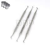 DDP Dental HOLLENBACK 1/2, 3, 3S Wax Carvers Amalgam Double Ended Plugger Restorative 3 Pieces...