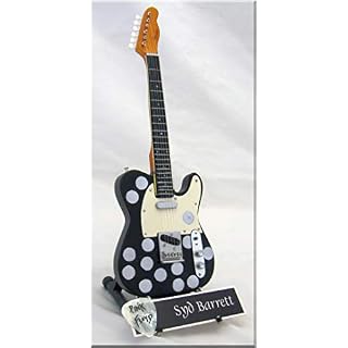 CARLOS SANTANA Guitare Miniature PRS avec médiator - Les Beatles, Paul McCartney, John Lennon, RIngo Starr, George Harrison