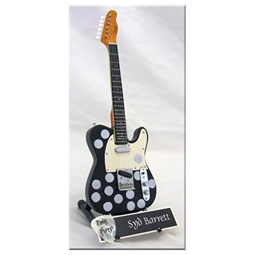 CARLOS SANTANA Guitarra miniatura con púa de guitarra PRS