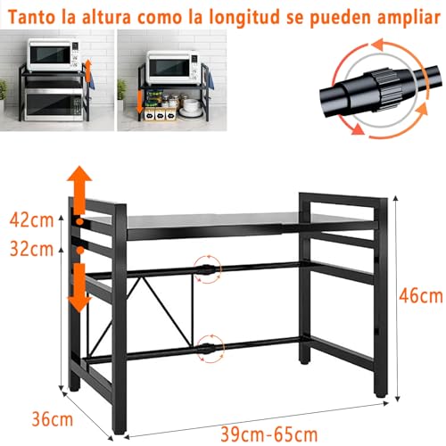 estante para almacenamiento de cocina marca BDVEEZX (2)