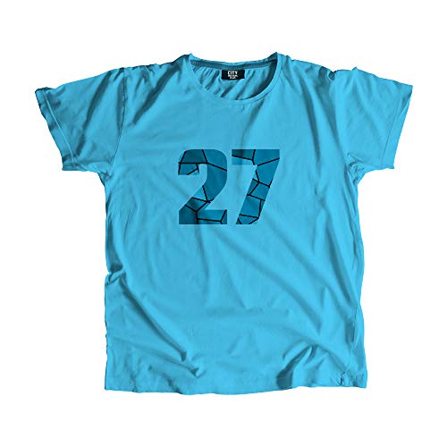 T-shirt unisexe numéro 27 en coton doux de style urbain