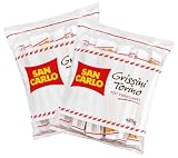 2X San Carlo Grissini Torino 480g – Croccanti in Monoporzioni - Ricetta Ispirata ai Grissini Stirati Torinesi - Ideali a Tavola, per Aperitivi, Snack e Fuori Casa