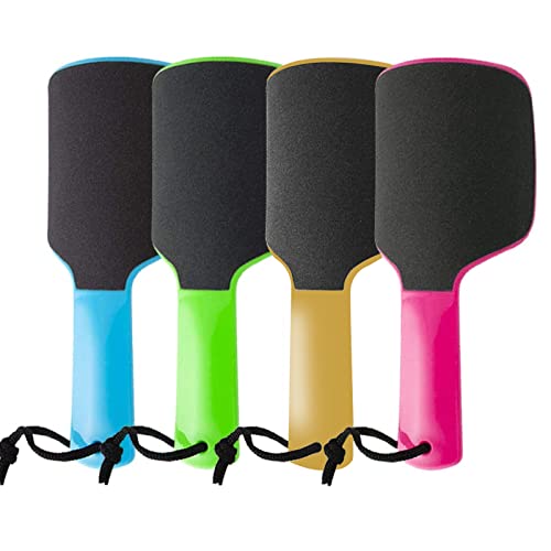 Haploon HAPLOON9001 4 Pieces Curved Foot File Foot Callus Scrubber,Double-Sided Colossal Foot Heel Scrubber Shaver Rasp Foot File And Callus Remover cover