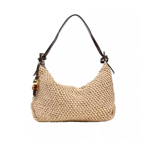 Sac en paille avec bandoulière pour sécuriser vos effets à la plage