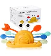 Socub Baby Toys- Silicone Suction Cup Toys for High Chair, Pull String Learning Toys for 6-12 12-...