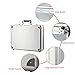 Bory Aluminum Hard Case Briefcase Silver Toolbox Professional Carrying Case Aluminum Flight Cases Portable Equipment Tool Case