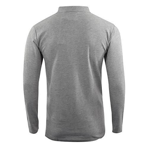 Kandor - Polo da uomo a maniche lunghe, con