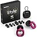 Audree Style Ear Plugs for Noise Reduction, Reusable High Fidelity Earplugs for Concerts, Musicians, Motorcycles, Study, Parent, Party, Flights & Sensitivity, 18-29dB Cancelling, Purple