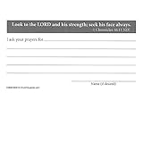 Prayer Request Cards Praying Hands, Cross (Pack of 100)