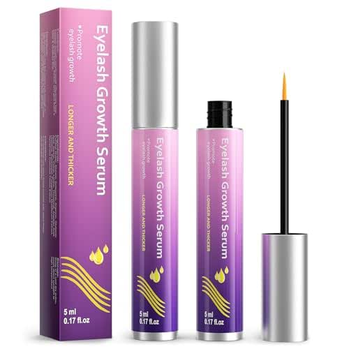 Eyelash Growth Serum, Premium Lash Serum Promotes Longer, Thicker, Fuller,