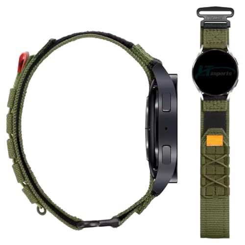 Pulseira 20mm Loop Tracker Nylon LTimports compativel com Galaxy Watch 7/6/5/4/FE - Galaxy Watch 3 4