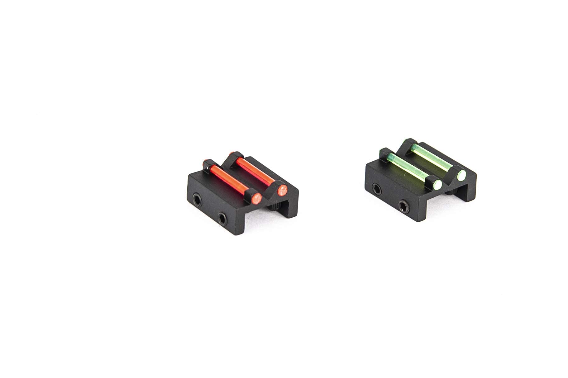 TR10/TV10 Hausse Fibre Optique Rouge ou Vert Ø1,5mm pour Fusil (Bande inférieur à 10,1mm) (Rouge)