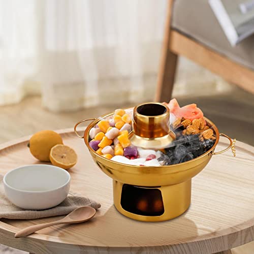 Olla Caliente China de 22cm en Acero Inoxidable para Mesa 5