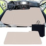 Atmungsaktive kühle komfortable Neuartiger Stoff Foldable Vehicle Portable Mattress Compatible with Fiat Ducato Citroen Jumper Peugeot Boxer Type250 Camper(1998-2026)Motorhome Zubehör für Wohnmobile