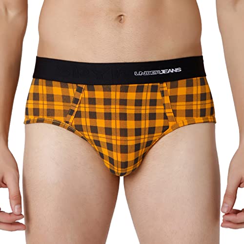 Image of Underjeans Men's Cotton Blend Regular Fit Brief